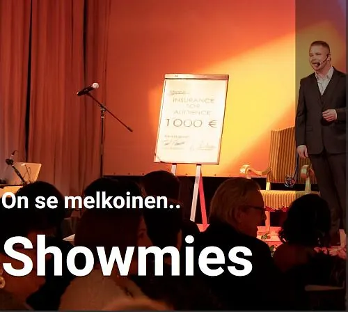 Showmies, huumoria yritystilaisuuksiin